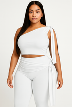 Load image into Gallery viewer, Tie-waist pant set is for the girl who meant it the first time.
