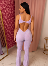 Load image into Gallery viewer, Lavender Luxe Jumpsuit 💜
