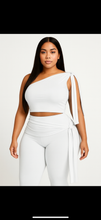 Load image into Gallery viewer, Tie-waist pant set is for the girl who meant it the first time.
